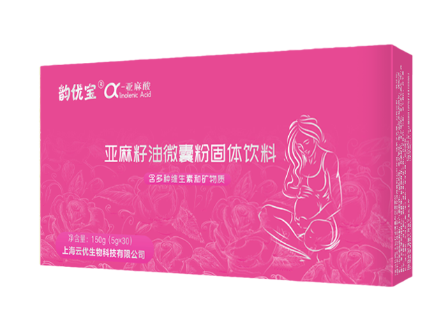 韵优宝®α-亚麻酸亚麻籽油微囊粉固体饮料