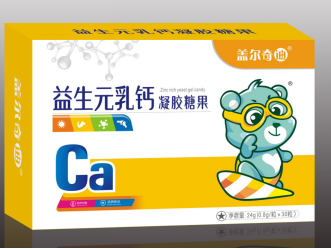 盖尔奇迪 益生元乳钙凝胶糖果