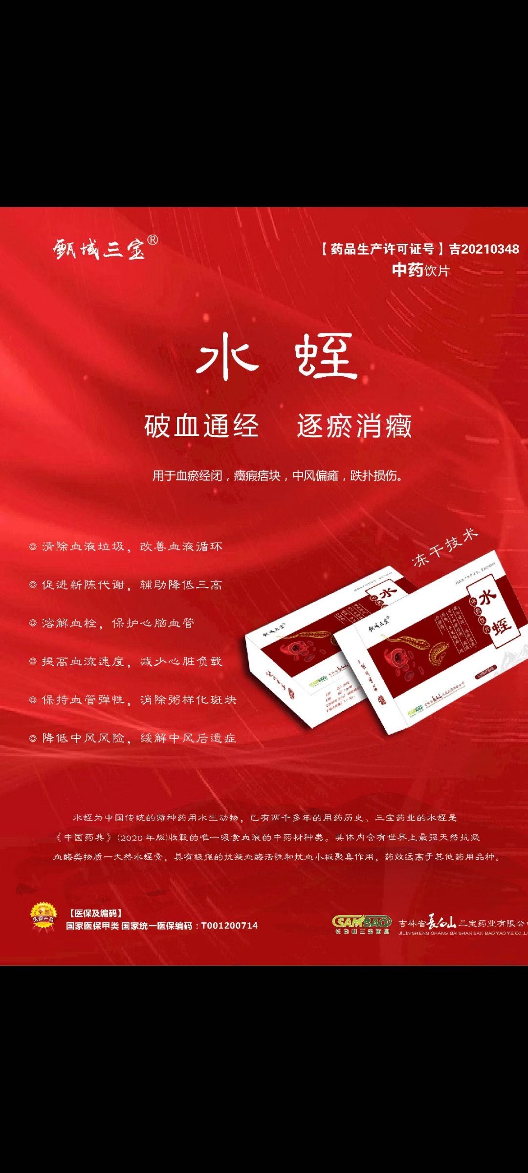 水蛭（基药/医保甲）